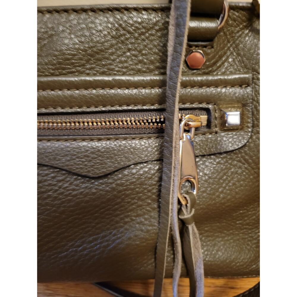 Rebecca Minkoff Olive Green Micro Regan Satchel Crossbody Bag - Picture 9 of 9